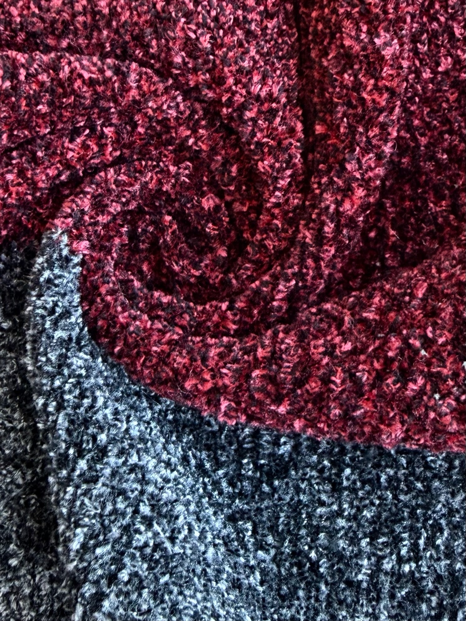 Luigi Boldrini SPUN TWEED Nm 6000 – Chenillegarn aus Viskose col. Chianti Mélange foto 3